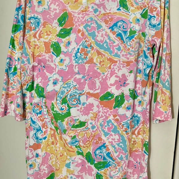 Floral Multicolor sleep shirt - Picture 4 of 6